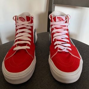 Vans Customized High Tops - Size 8